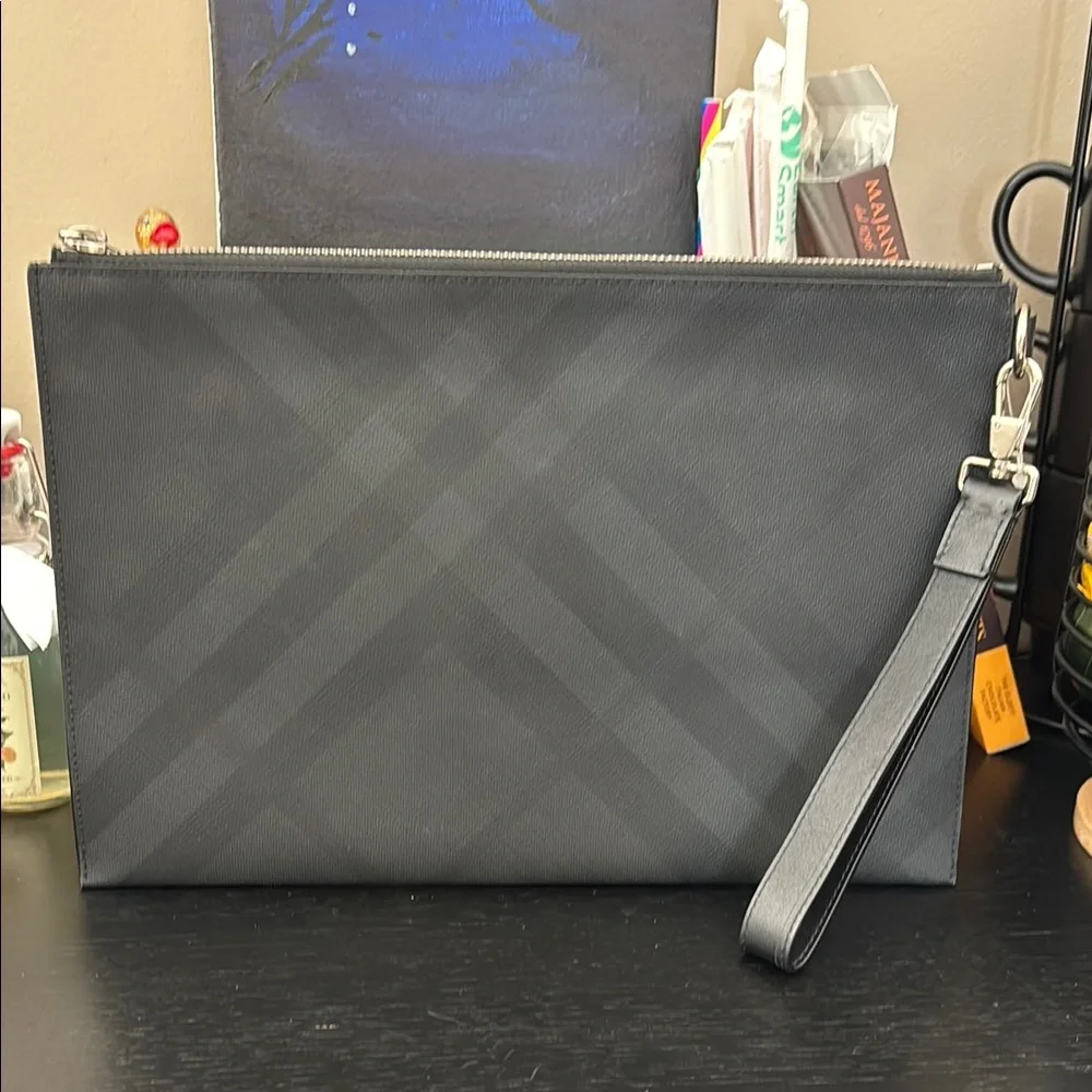Burberry Black Tablet Bag or large Wristlet